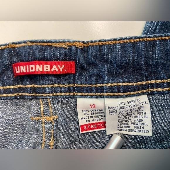 Union Bay Jean Bermuda shorts size 13 - Picture 7 of 8